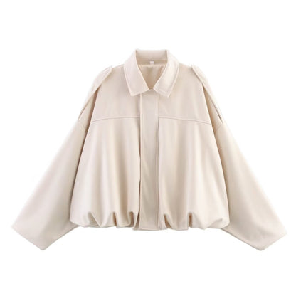 Eve Wide Oversized Bomber Jacket